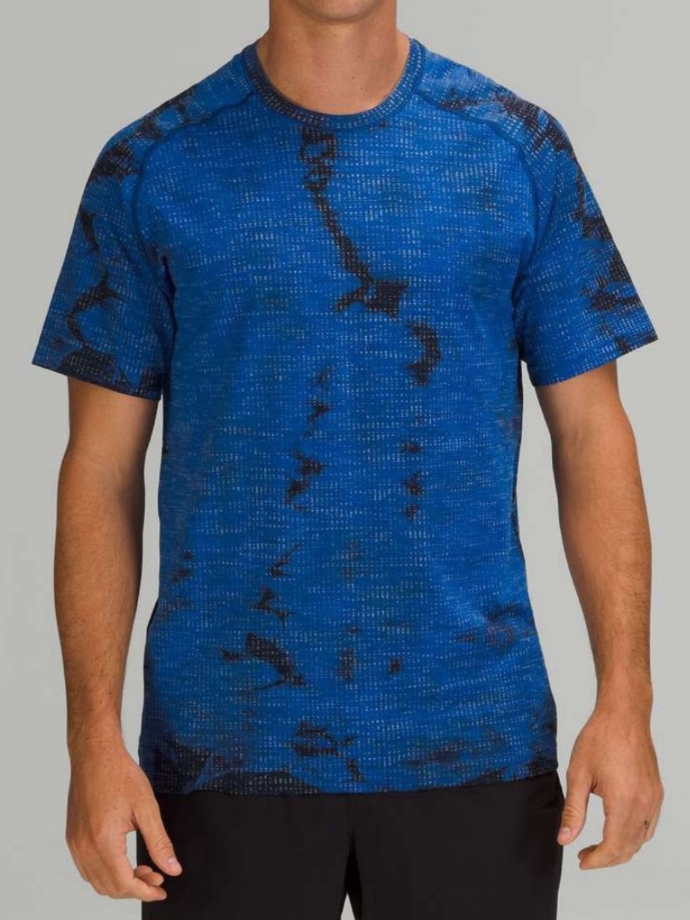 Lululemon Metal Vent Tech Sleeve 2.0 XL L Mens Marble Dye Symphony Blue Mineral
